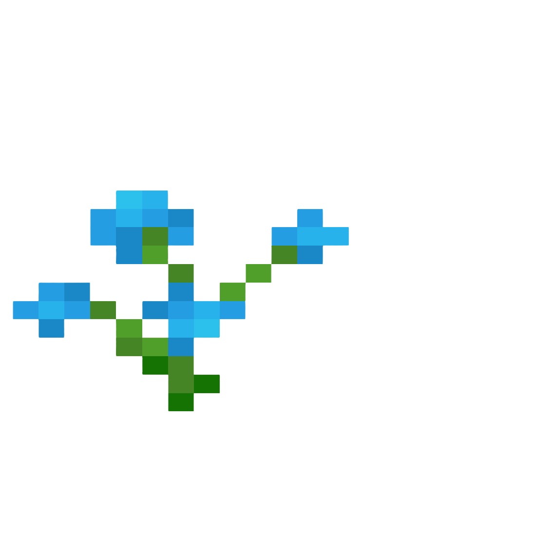 Blaue Orchidee