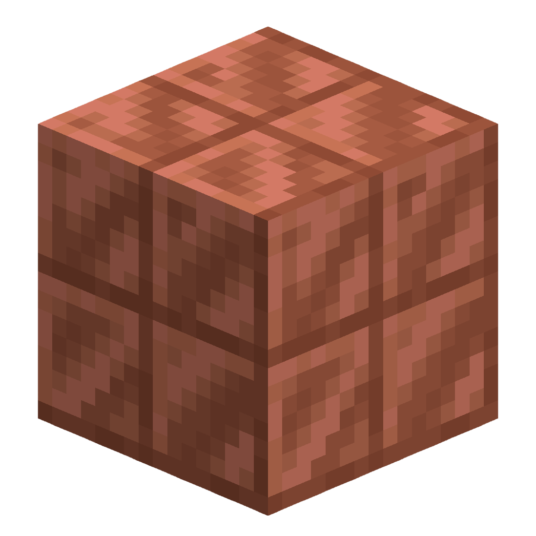 Geschnittener Kupferblock