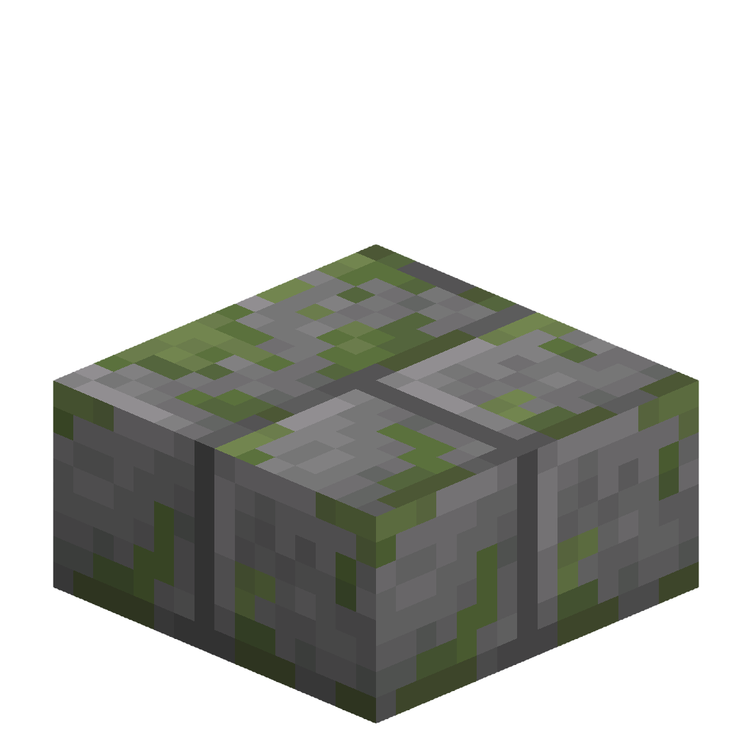 mossy_stone_brick_slab mossy_stone_brick_slab